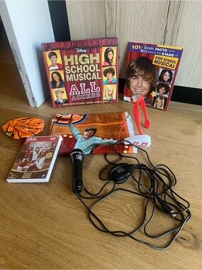 Disney High School Musical Red and Yellow All Access Kit with Microphone